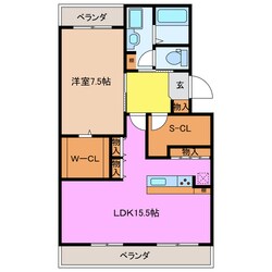 プロミネント桑名徳成の物件間取画像